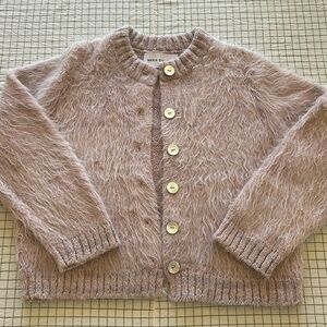 MARIA STANLEY 🪻 alpaca lilac cardigan sz sm